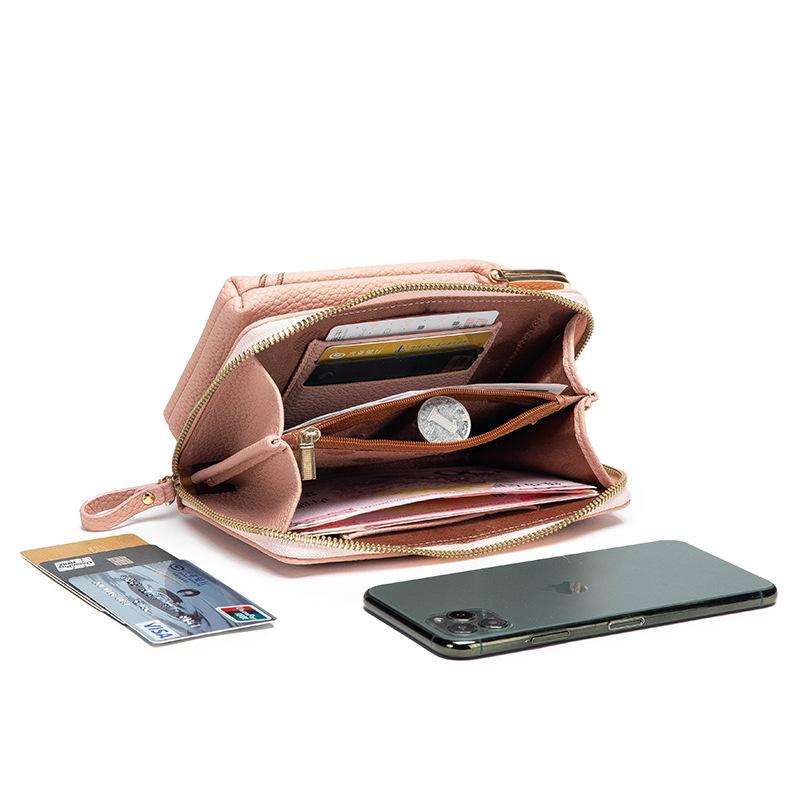 Versatile Embroidered Mobile Phone Bag