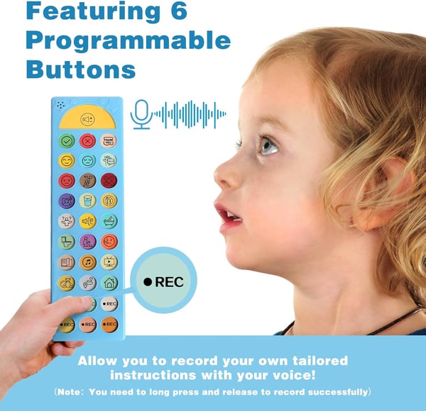 AAC Device for Autism,Non Verbal Communication Tools for Speech Therapy & Stroke Rehab