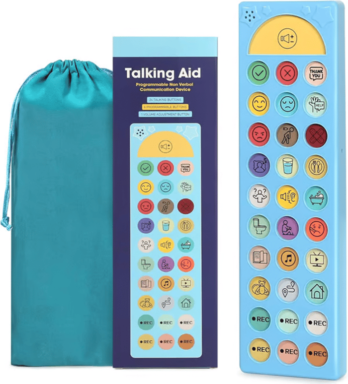 AAC Device for Autism,Non Verbal Communication Tools for Speech Therapy & Stroke Rehab