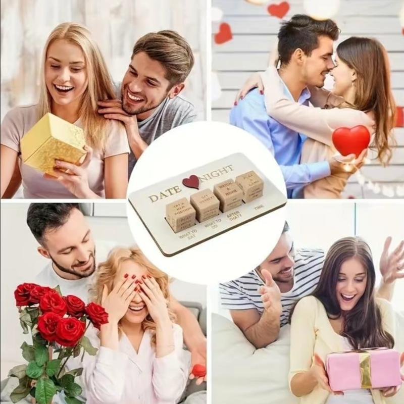 Wooden Date Night Decision Dice