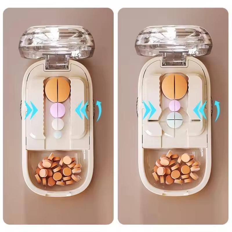 2PCS Pill Cutter Splitter for Cutting Multiple Pills,