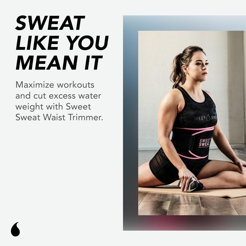 Sweet Sweat Waist Trimmer - Premium Sweat Enhancing Fitness Belt for Women & Men