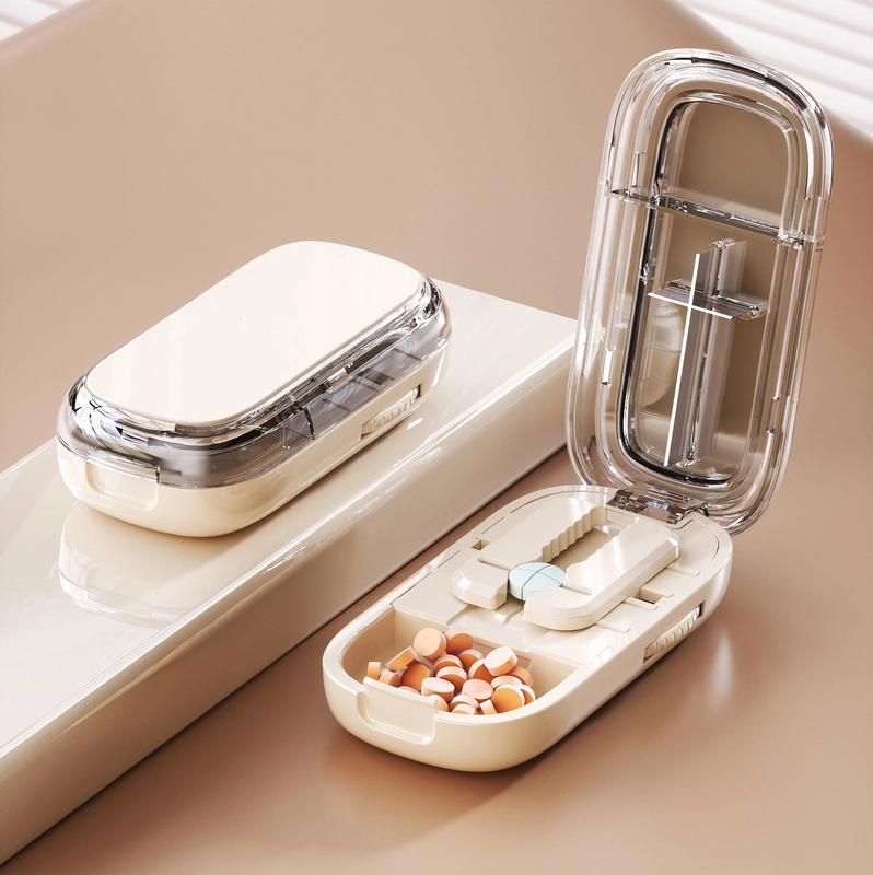 2PCS Pill Cutter Splitter for Cutting Multiple Pills,