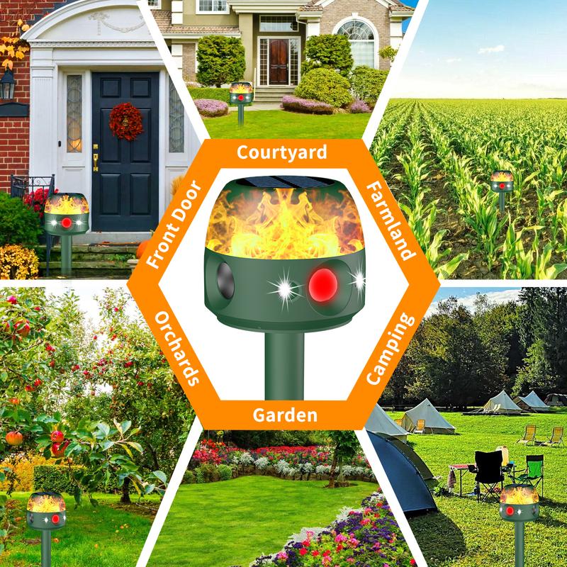 Ultrasonic Solar Animal Repeller