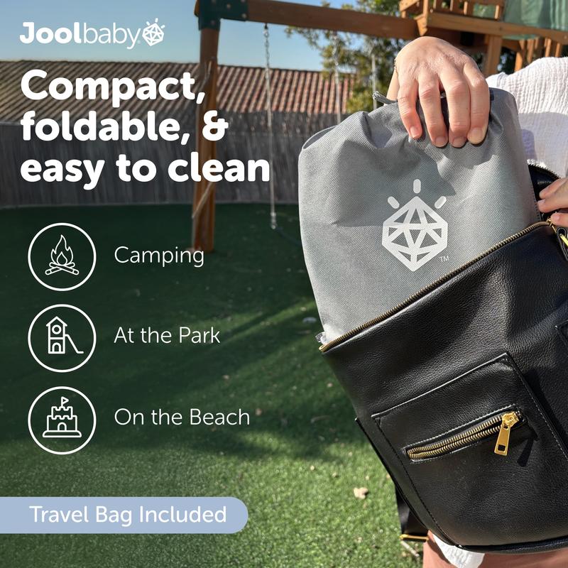 Jool Baby Portable Potty Training Chair with Travel Bag and 30 Liners, Foldable, Indoor/Outdoor Use