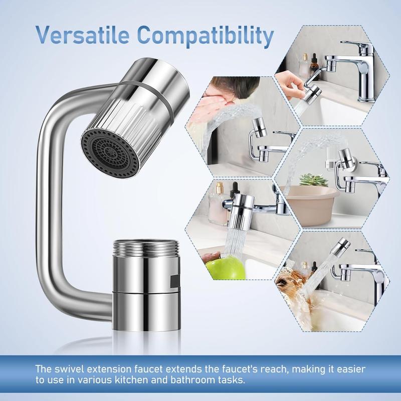 1440° Rotatable Faucet Aerator Extension