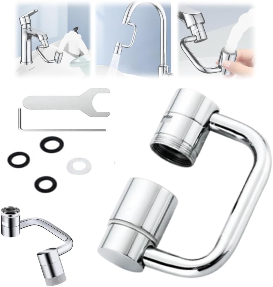1440° Rotatable Faucet Aerator Extension