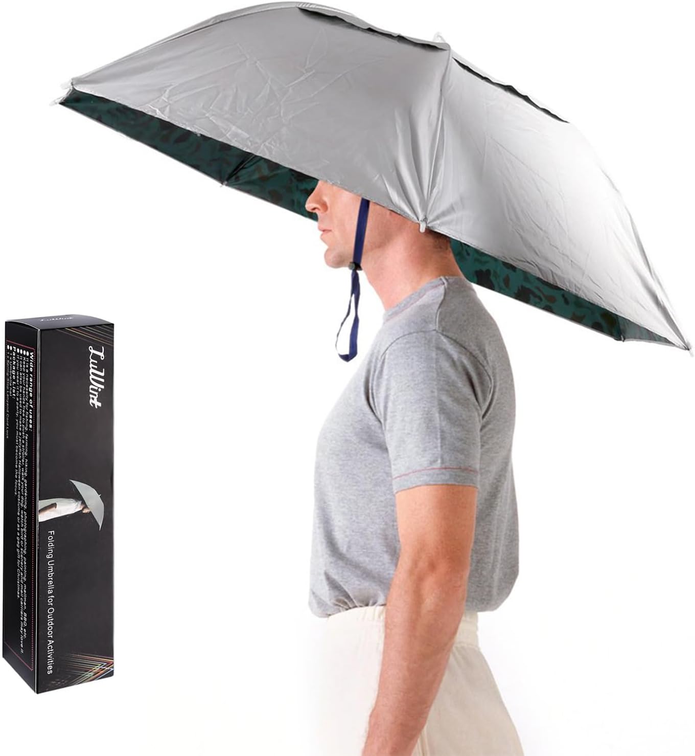 Luwint Head Umbrella Hat,