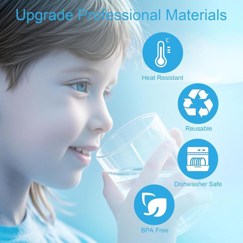 5 PCS 3 & 5 Gallon Water Jug Cap, Upgrade Reusable Replacement Caps, Non Spill Lids for 55mm Water Bottle