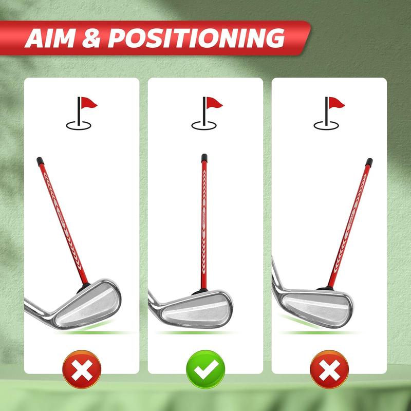 Craftsman Golf Alignment Rods for Golf Swing Training Aid, Golf Alignment Stick with Strong Magnetic Base Practice Stick