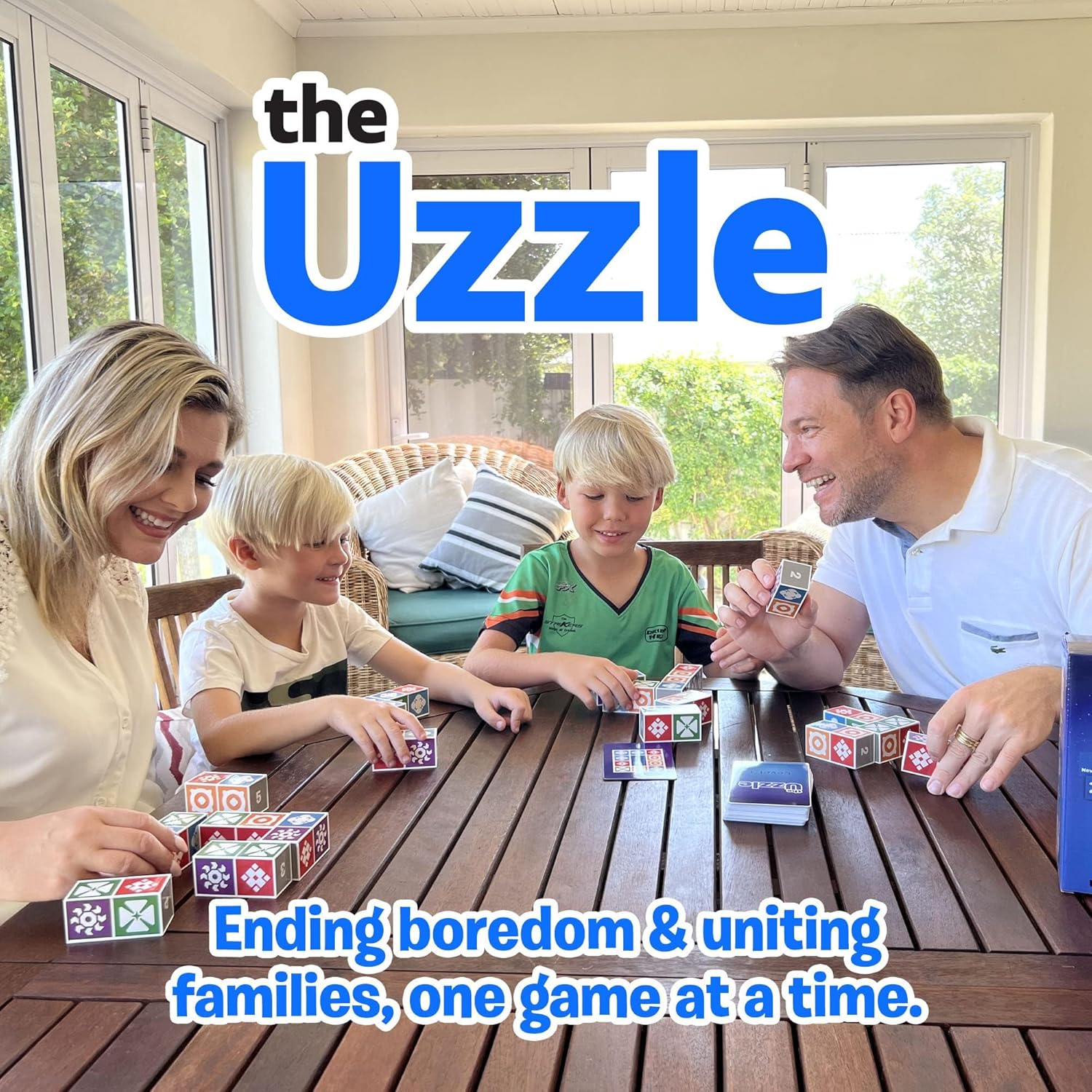 The Uzzle Original Board Game, Popular Family Board Games for Kids & Adults, Suitable for Children& Adults
