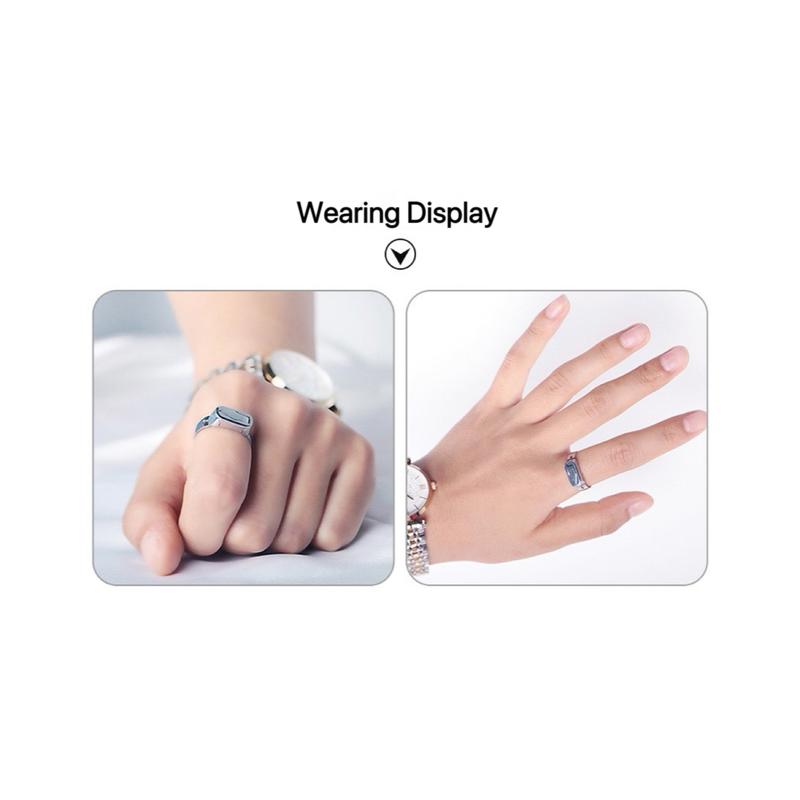 Foldable Fidget Ring,Adjustable, Multi-Functional Minimal Design for Stress Relief, Focus & the Perfect Gift for Friends