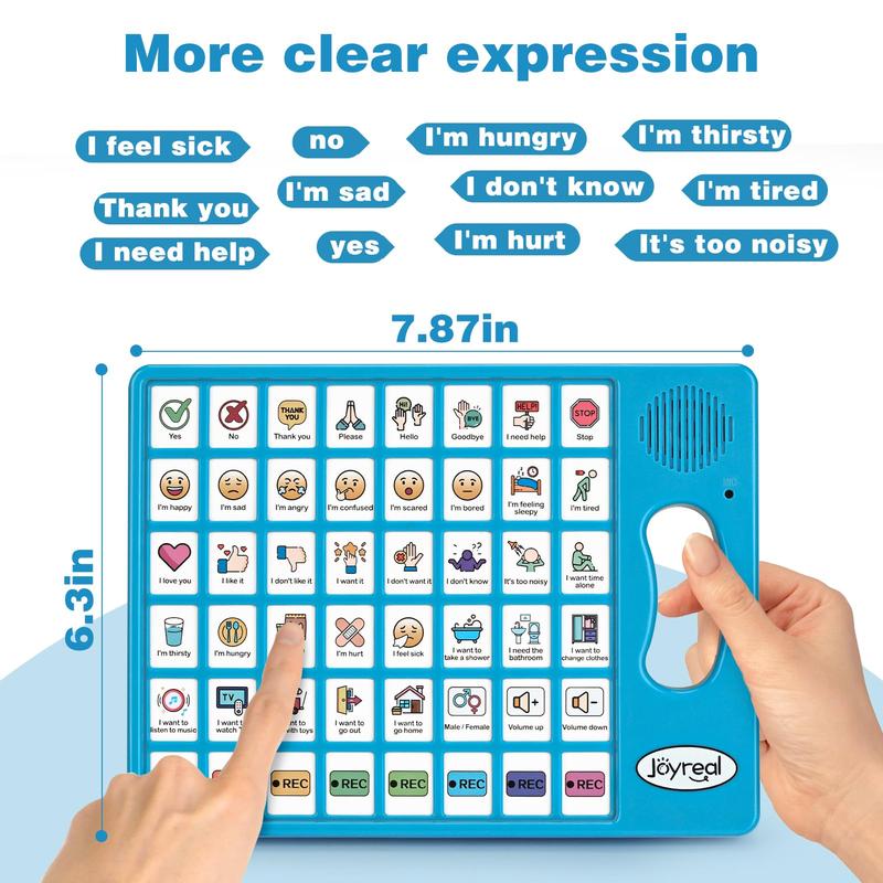 AAC Device for Autism,Non Verbal Communication Tools for Speech Therapy & Stroke Rehab