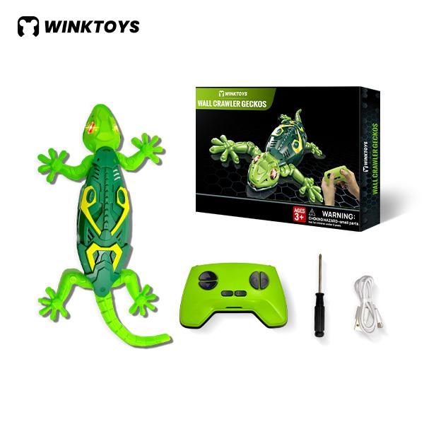 🔥🦎 Wall Climbing Remote Control Gecko Toy With LED Eyes