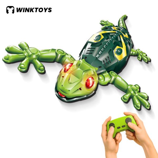 🔥🦎 Wall Climbing Remote Control Gecko Toy With LED Eyes