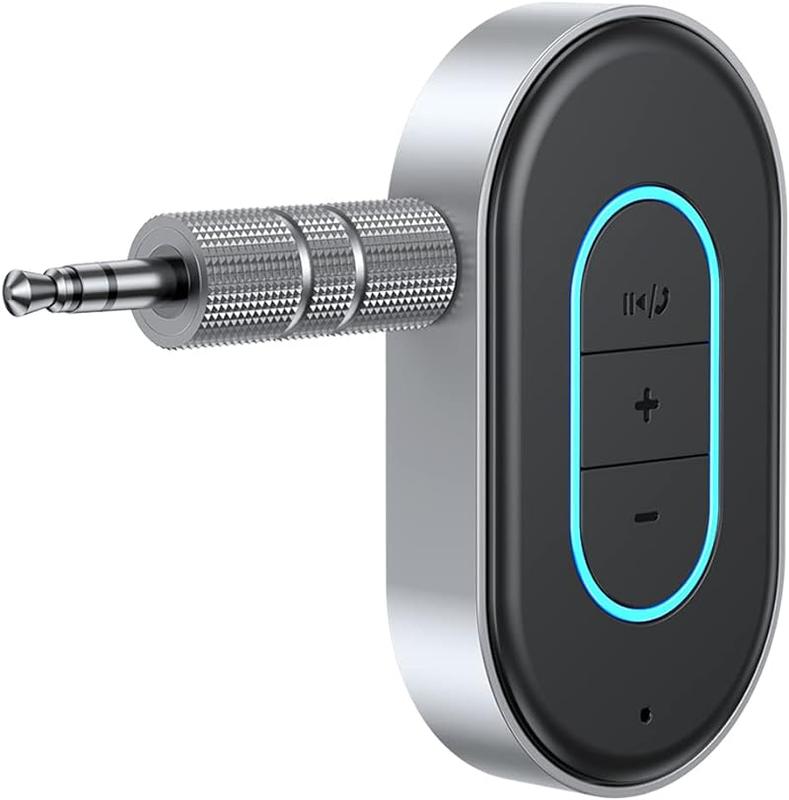 Bluetooth Audio Receiver, 1 count Wireless FM Transmitter, Car Bluetooth Transmitter, AUX Input Bluetooth Sound Adapter For Car