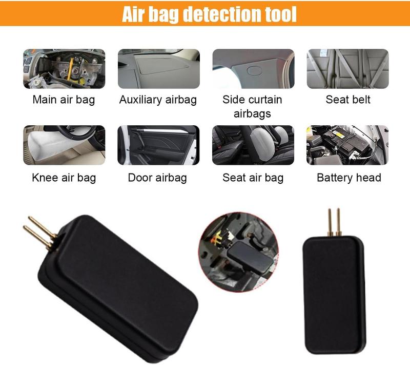 8PCS Car SRS Airbag Simulator Tester, Universal Airbag Bypass Resistor, Fault Finding Maintenance and Repair Tool, Auto Air Bag Diagnostic Scanner Testing Instrument for SUV Truck