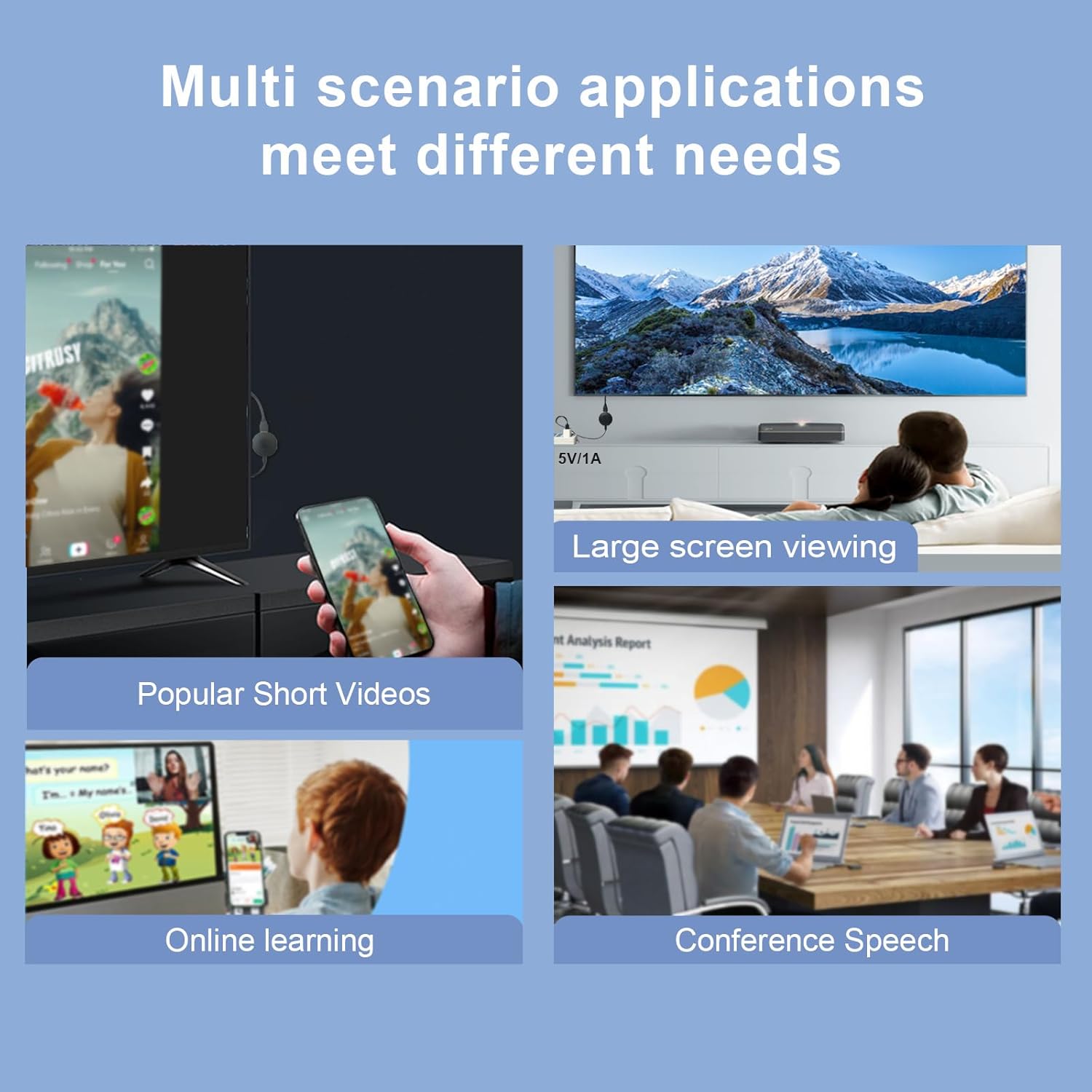 G-2 wireless screen sharing device mobile phone WiFi high-definition 4K HDMI screen projection hdmi body treasure same frequency device