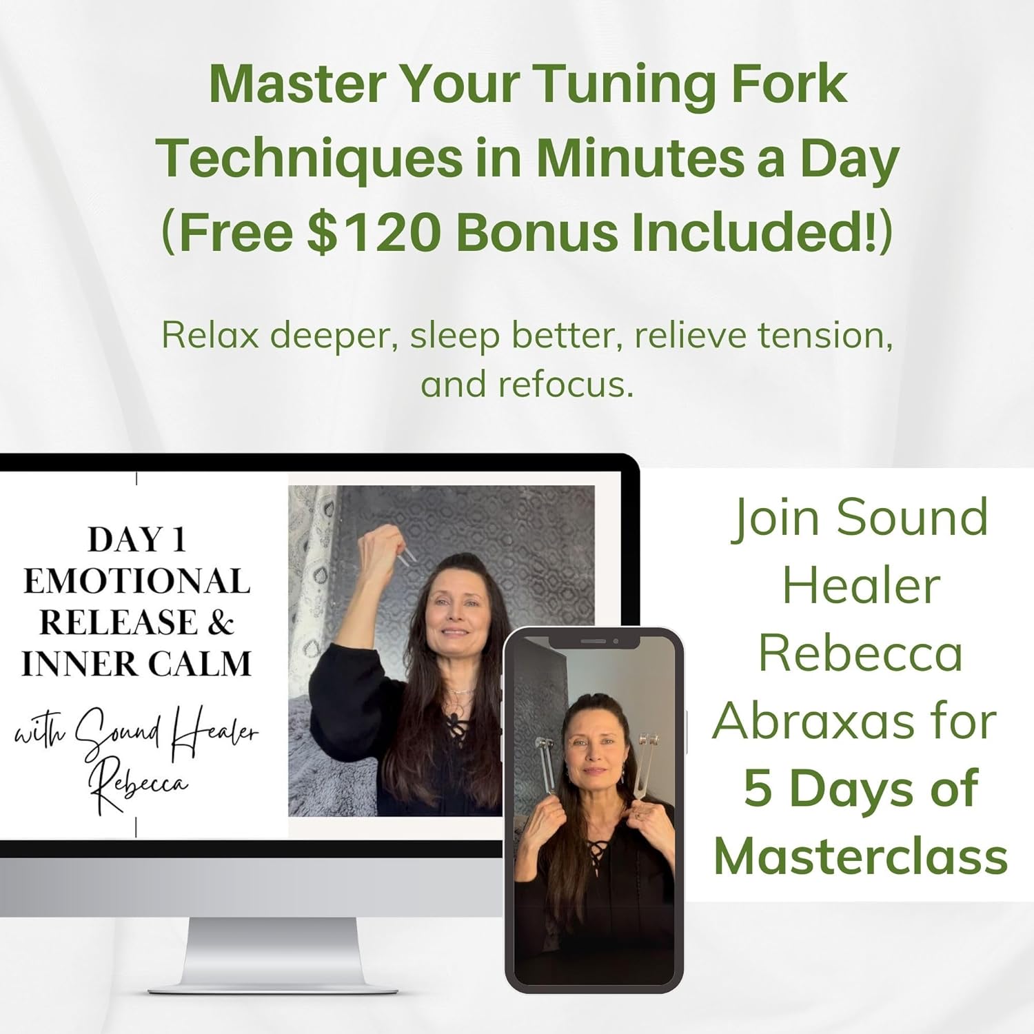 Resonance Sound Healing Tuning Fork Set – 128Hz, 136.1Hz, 256Hz, 384Hz with Activator – Sound Therapy for Stress Relief, Deep Relaxation & Chakra Balancing