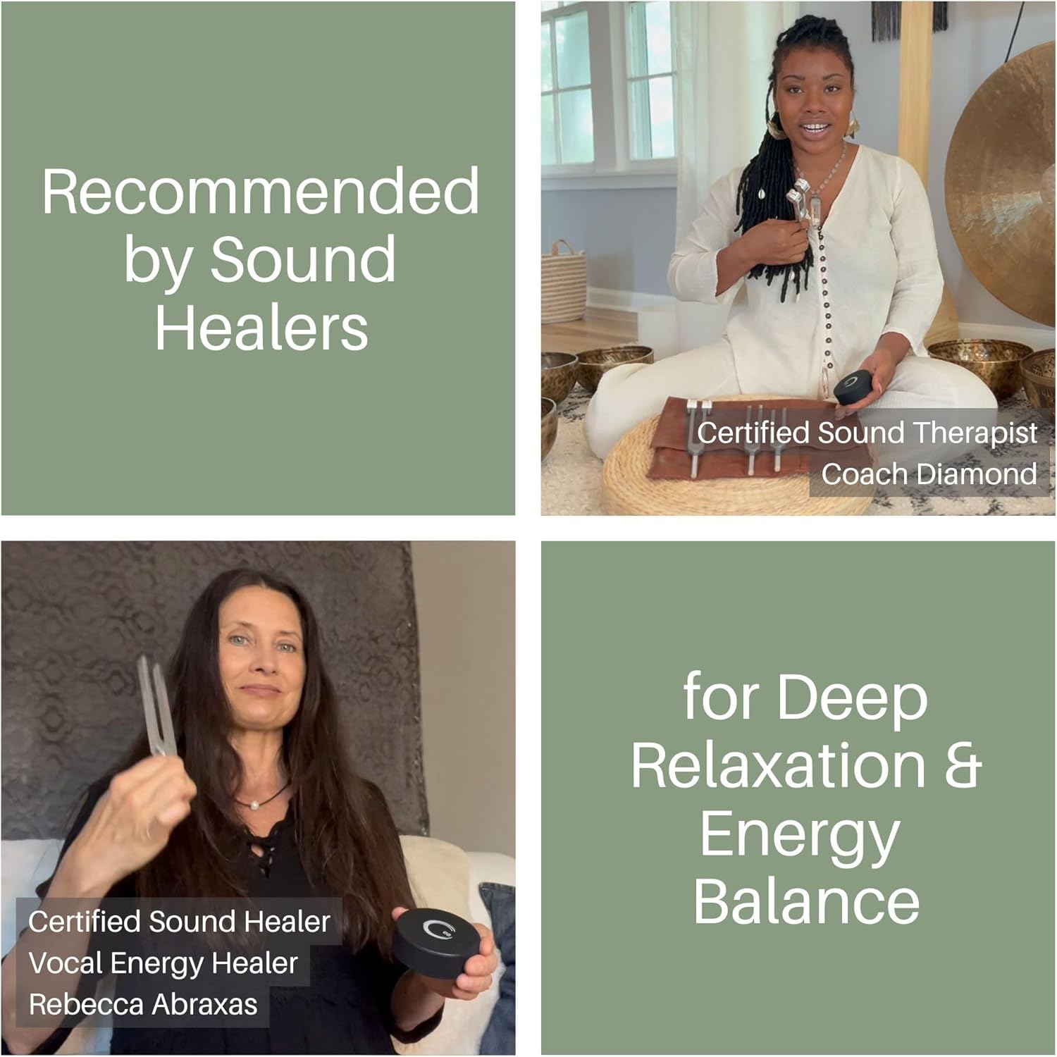 Resonance Sound Healing Tuning Fork Set – 128Hz, 136.1Hz, 256Hz, 384Hz with Activator – Sound Therapy for Stress Relief, Deep Relaxation & Chakra Balancing