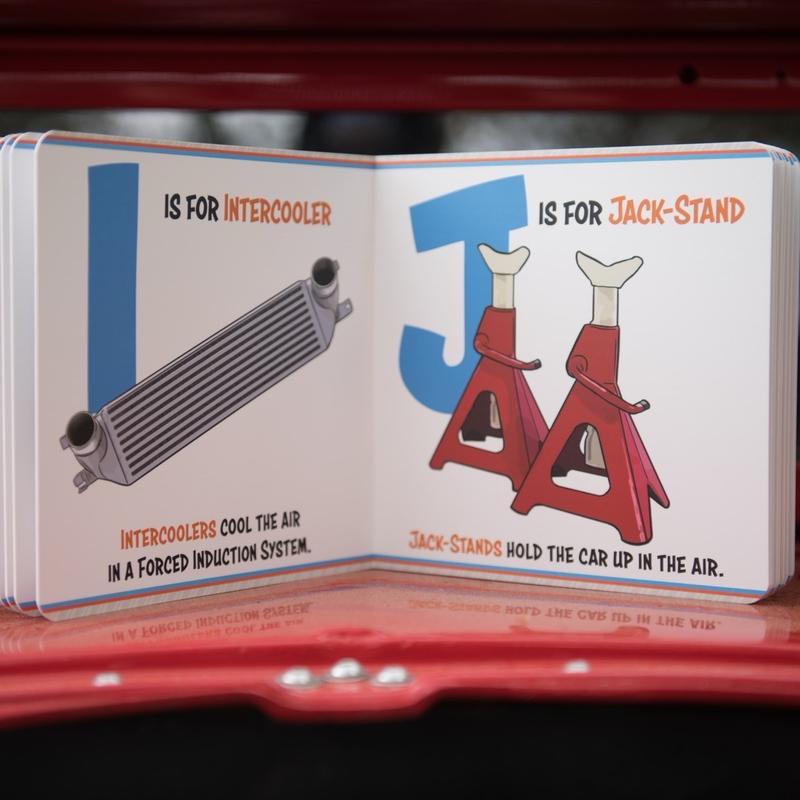 T is for Turbo ABC Book - Teach the Alphabet with CarParts!