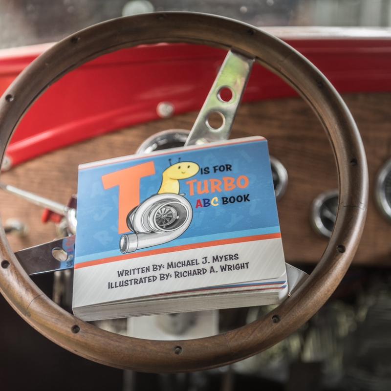 T is for Turbo ABC Book - Teach the Alphabet with CarParts!