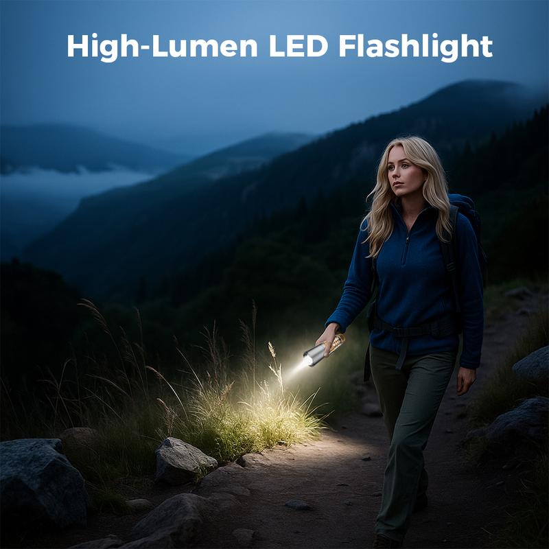 Camping Flashlight Camping Lantern – Super Bright, Long Range Flashlight for Camping, Hiking, Emergencies, Outdoor Adventures, Home & Daily Use