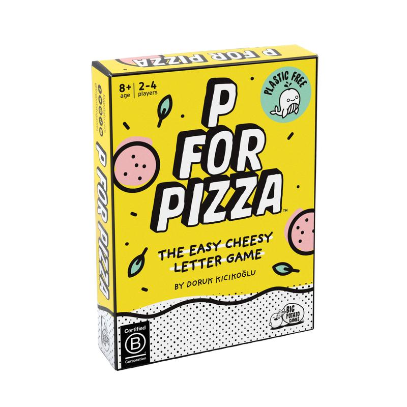 Big Potato P for Pizza: Family Card Game | Great for Adults and Kids | Perfect for The Holidays and Family Game Night | Compact Card Game
