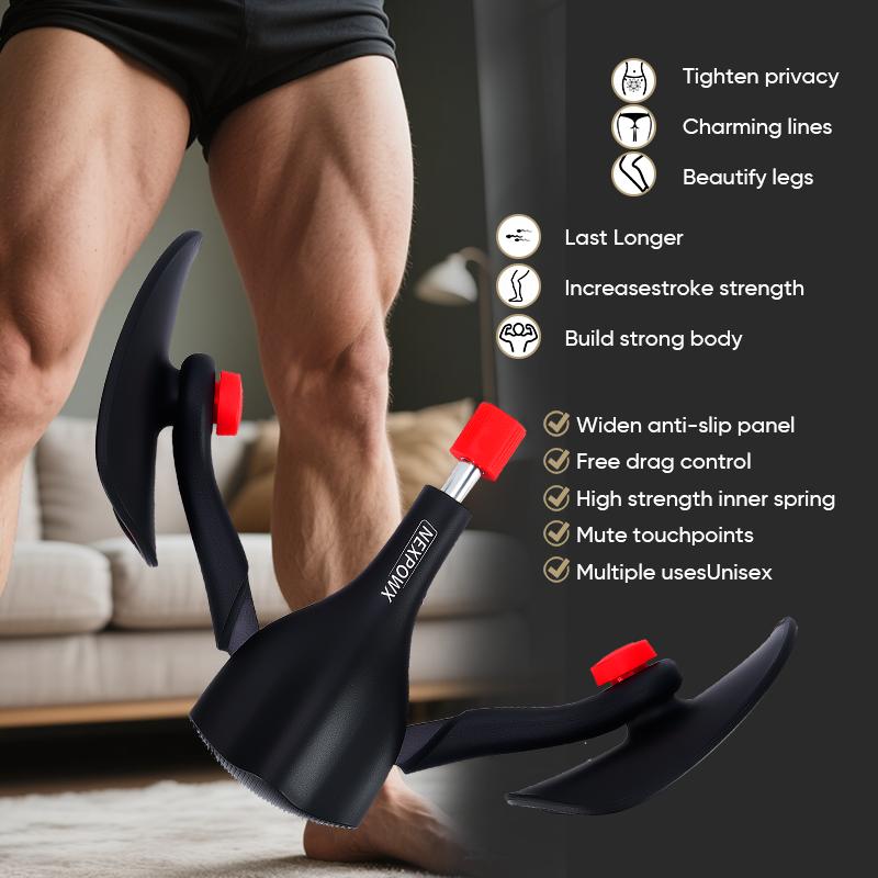 Nexpowx Kegel Exercise Equipment, Pelvic Floor Trainer, Thigh Trainer, Leg Exercise Equipment, Home Fitness Equipment, Suitable for Men and Women, Gift for Him & Her
