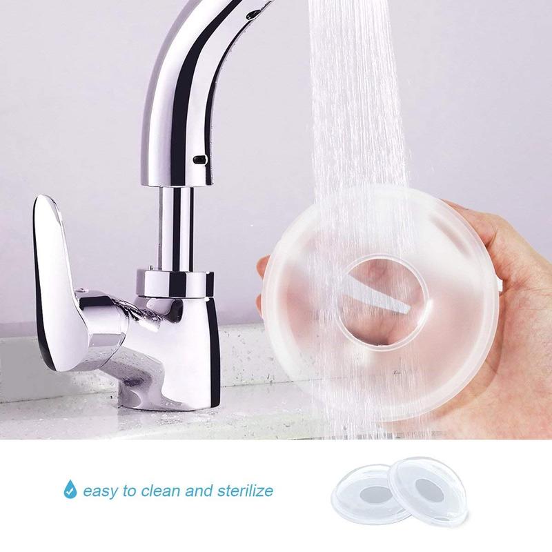 Nursing Cups for Breastfeeding Moms, Milk Saver Shells to Catch Leaks, Soft Silicone, BPA-Free, Reusable Breast Milk Collector (Pack of 2)