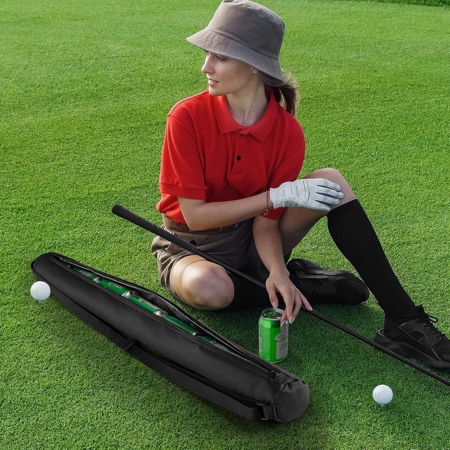 Beer Sleeve for Golf Bag