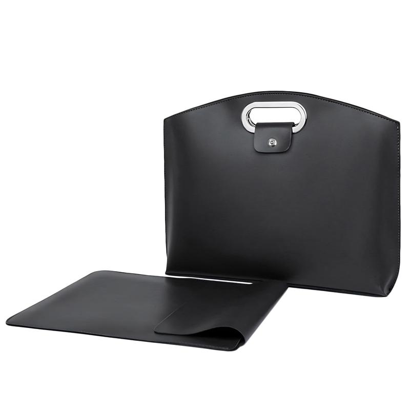 Oceantree 2PCS Laptop Bag for Women Handbag, Waterproof Leather for Laptops and iPad Cases