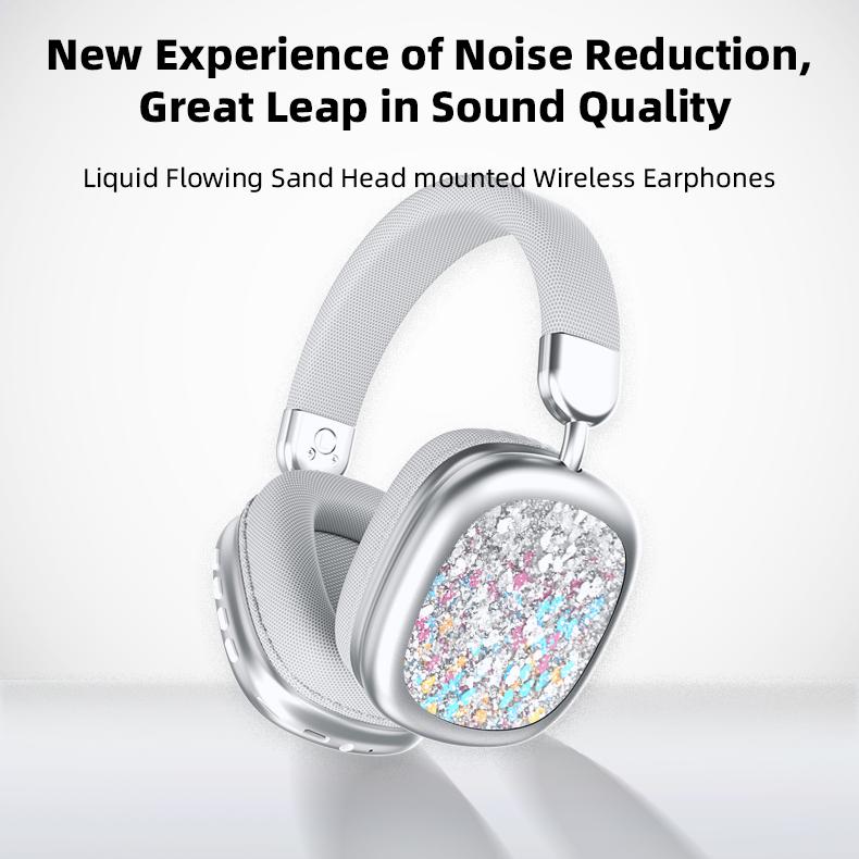 YANUQIA Wireless Headphones, Over-ear Headphones, Hi-Fi stereo Noise-cancelling Headphones, Suitable for Travel, Work, Sports and Games, Built-in Microphone, Large Battery For Long-Lasting, Suitable For IPhone, Laptop, IOS/Android Bluetooth Headphone