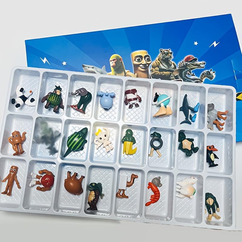 24-Piece Christmas Box Set Tung-Tung-Tung Sahur Figures, Ideal for Game Room Decor & Collectible Figurines