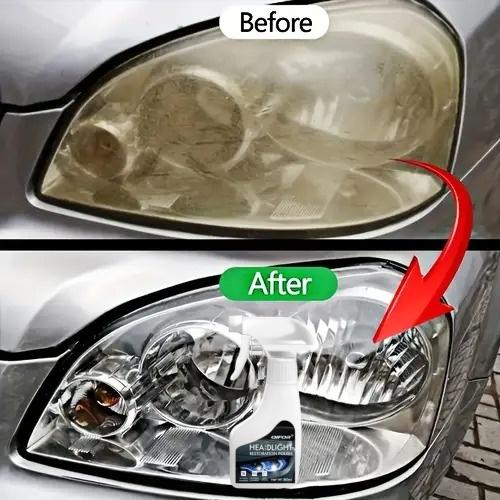 QIFOR Automotive Headlamp Restoration Fluid, oxidized and yellowed automotive headlamps, blurring enhanced crystalline coating refurbisher