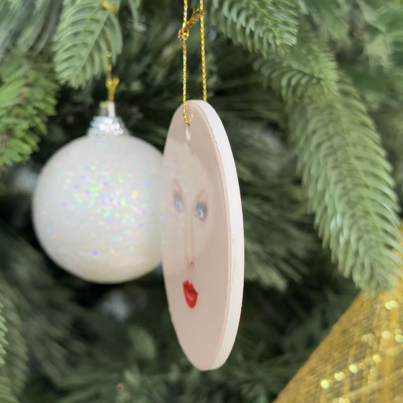 Merry Christmas Ceramic Ornament,