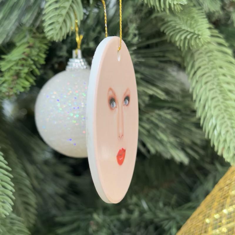 Merry Christmas Ceramic Ornament,