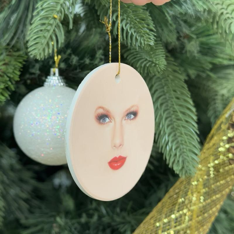 Merry Christmas Ceramic Ornament,