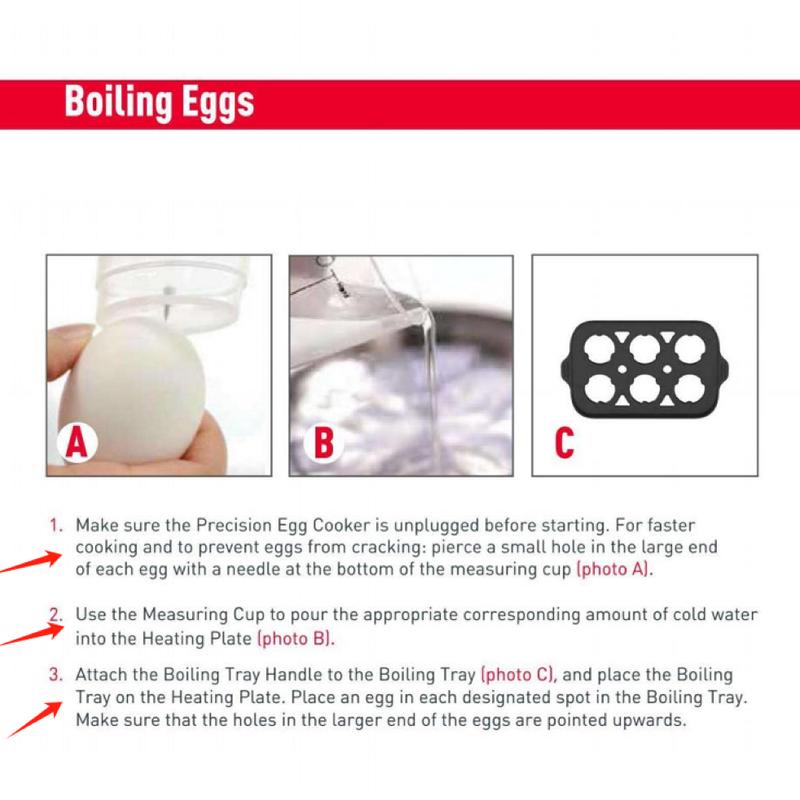 EVOLOOP Rapid Egg Cooker 6 Egg Capacity BPA free Electric Egg Cooker