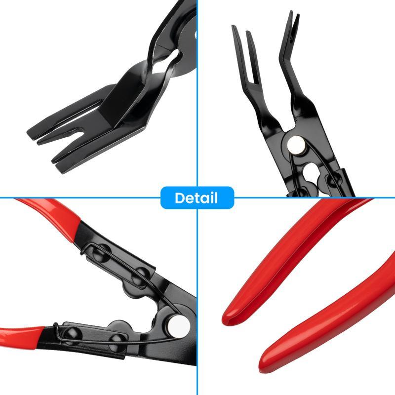 Clip Removal Plier,EasilyRemoves Trim and Upholstery Clips and FastenersPrevents,Panel Clip Pliers.