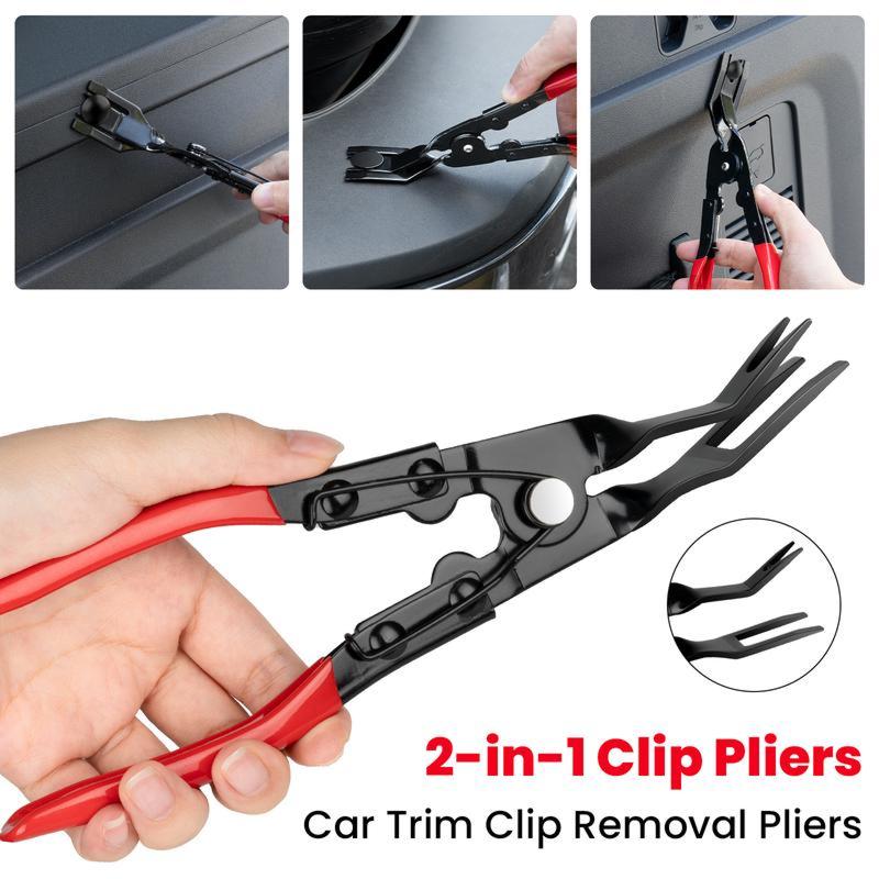 Clip Removal Plier,EasilyRemoves Trim and Upholstery Clips and FastenersPrevents,Panel Clip Pliers.