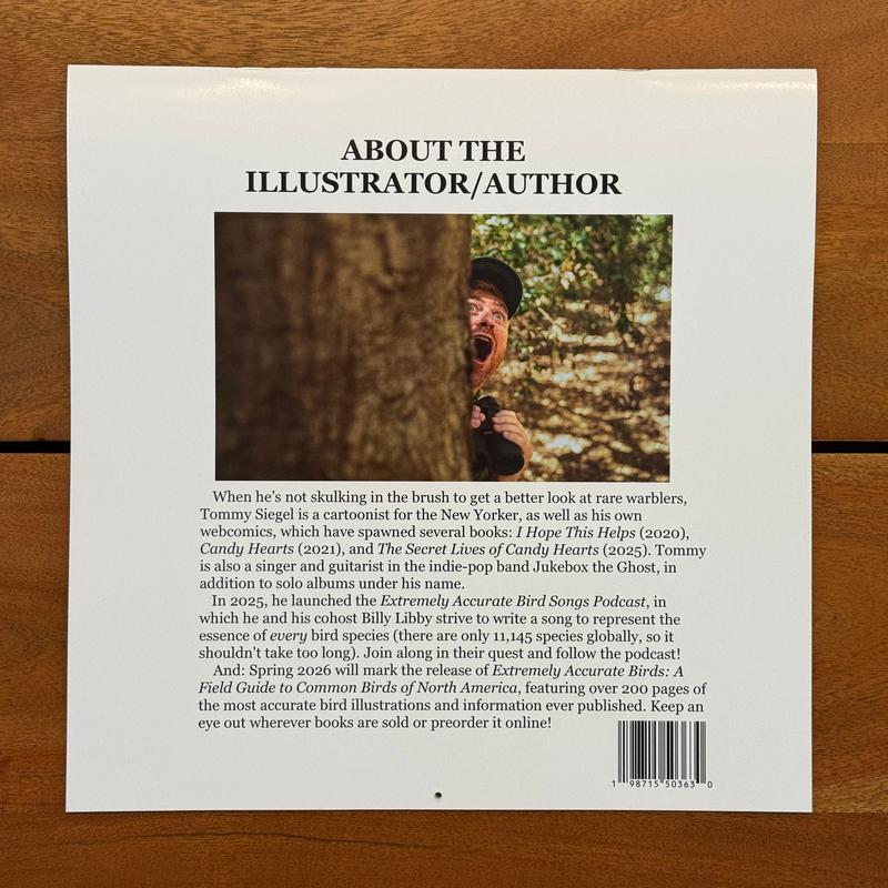 2026 Calendar of Extremely Accurate Birds