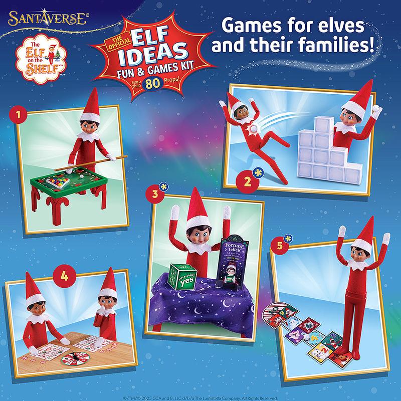 Polar Props™ The Official Elf Ideas Fun & Games Kit