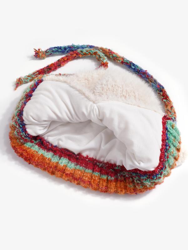 Original design Festive Christmas Antler Hat (It can be used as a handbag，A hat has multiple uses.)Knitted Ear Protection Windproof Warm Hat Suitable for the family It can be worn by adults and children, without limiting the circumference of the head