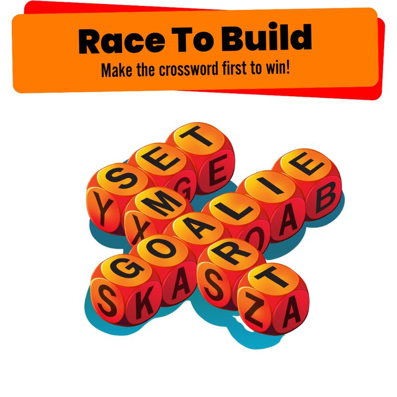 Scrambled Dice Word Game for 1-5 Players Brain Exercise Party Game