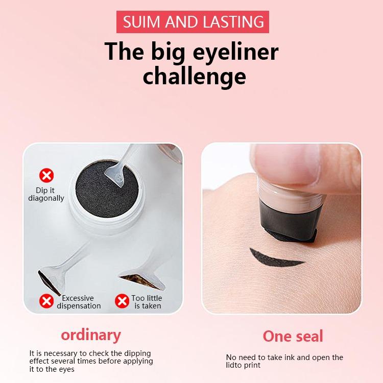 Rotating Eyeliner Stamp Pen – Dual-Head Design with Wing Stamp, Quick-Dry, Long-Lasting, Smudge-Proof for Easy Cat Eye, Sharp Winged Lines & All-Day Makeup WearRotating Eyeliner Stamp Pen – Dual-Head Design with Wing Stamp, Quick-Dry, Long-Lasting, S