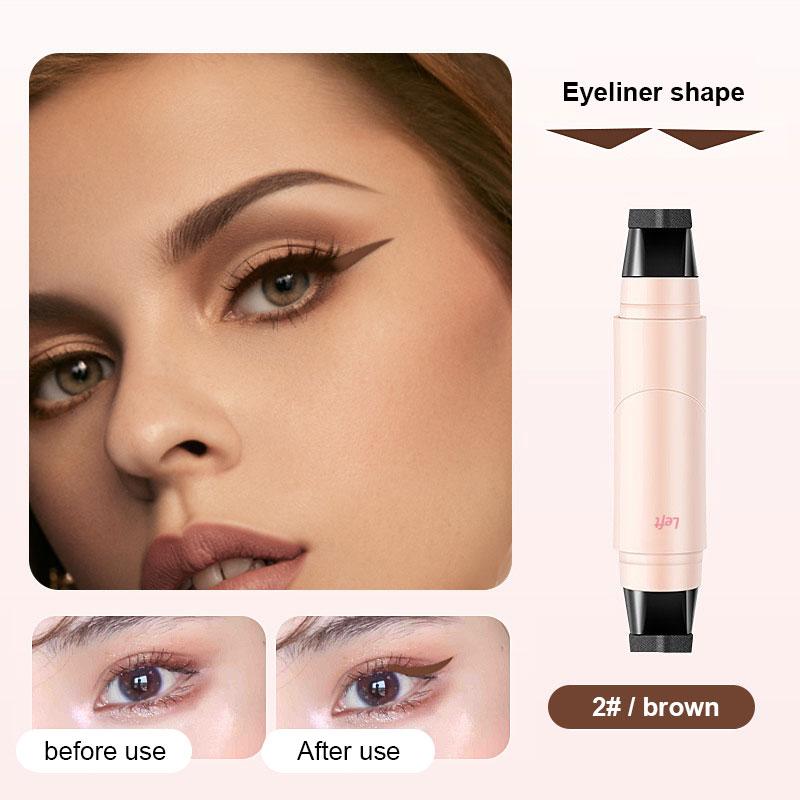 Rotating Eyeliner Stamp Pen – Dual-Head Design with Wing Stamp, Quick-Dry, Long-Lasting, Smudge-Proof for Easy Cat Eye, Sharp Winged Lines & All-Day Makeup WearRotating Eyeliner Stamp Pen – Dual-Head Design with Wing Stamp, Quick-Dry, Long-Lasting, S