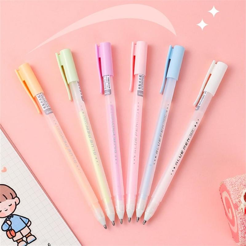 Multi-Color Quick Dry Craft Glue Set,  (6 Pens)​