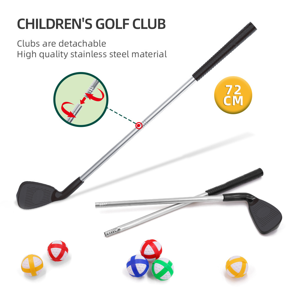 Children's Golf Practice Target Game Set for Indoor & Outdoor Use