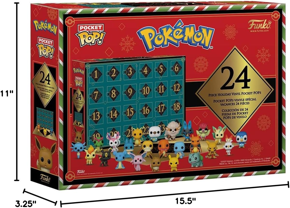 Advent Calendar: 24 Days of Surprises - Collectible Vinyl Mini Figures - Mystery Box